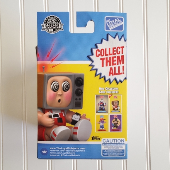 NIB Garbage Pail Kids Geeky Gary Figure Classic Vinyl Collect And Display Topps - Picture 8 of 10